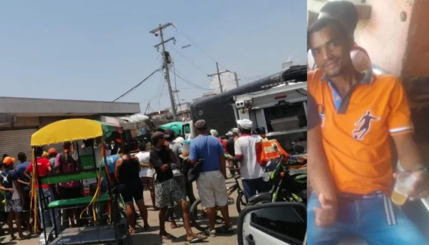 José Alfredo Montero murió en el mismo lugar de los hechos. 