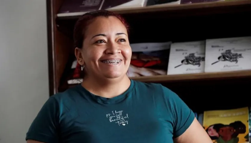 La líder social Yirley Velasco, de El Salado.