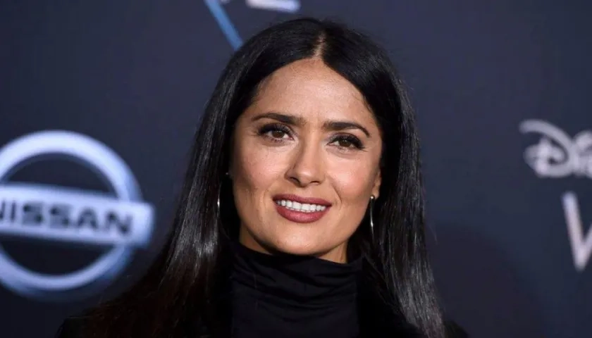 Salma Hayek, actriz y productora mexicana.