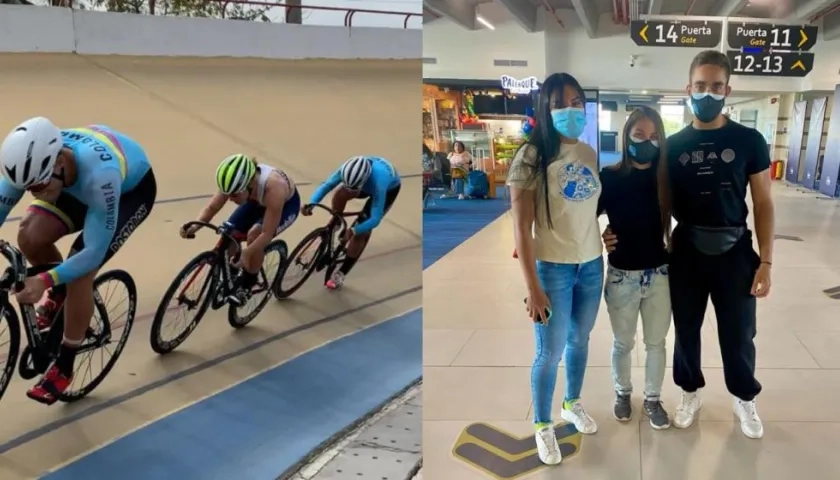 Marianis Salazar, Marta Ojeda y Cristian Ortega. 