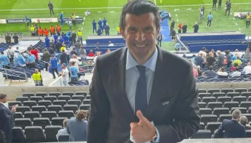 El portugués Luis Figo.
