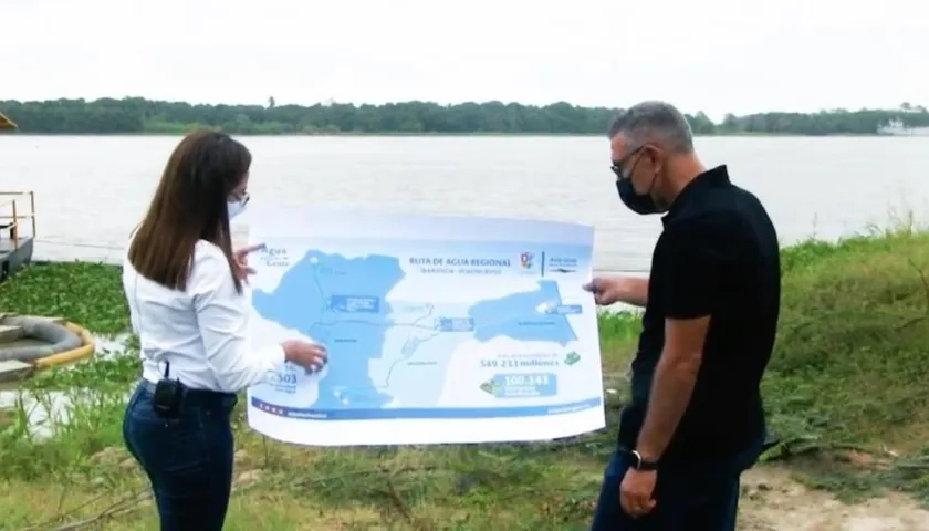 El periodista Jorge Cura durante el recorrido por el sur del Atlántico.