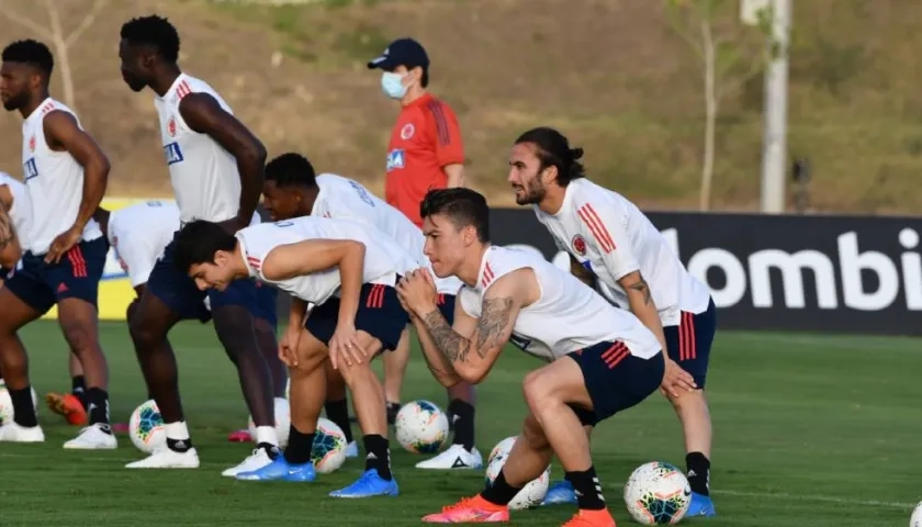 Sebastián Pérez, jugador de la Selección Colombia. 