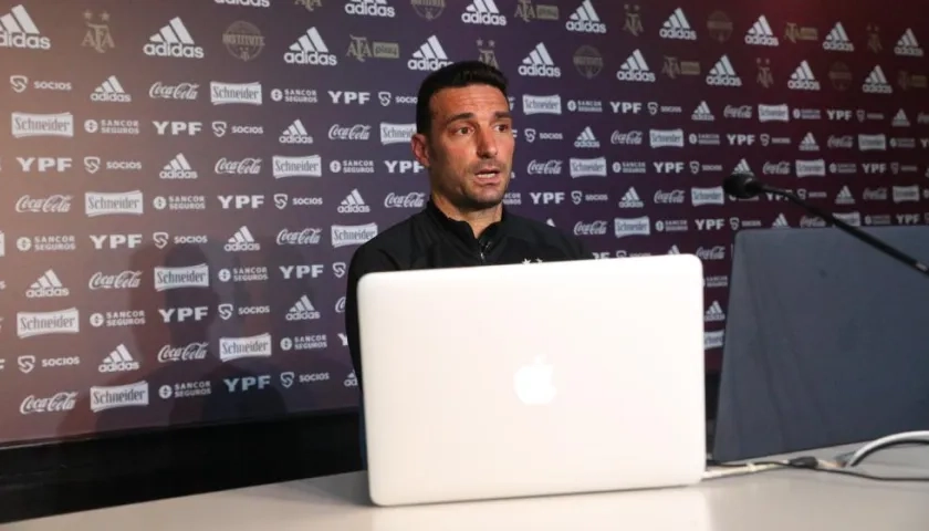 Leonel Scaloni, entrenador de Argentina. 