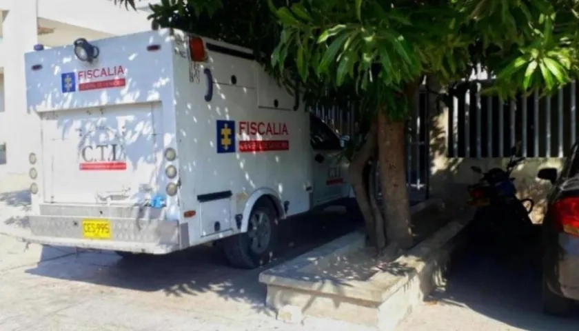 El cuerpo de Francisco Martín Altamar Ahumada fue llevado a Medicina Legal. 