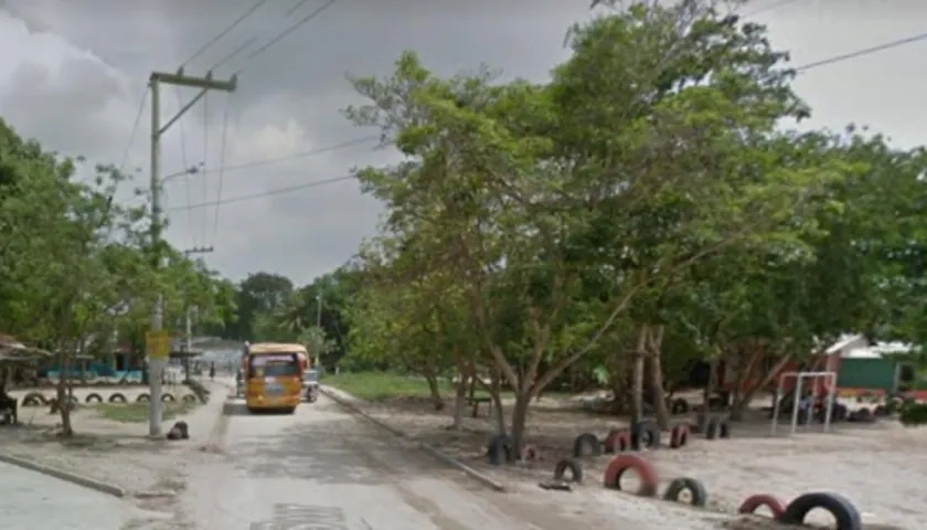 Aspecto del barrio San José, en Malambo, donde ocurrió el doble crimen. 