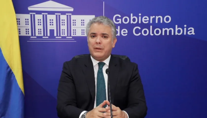 Iván Duque, presidente de Colombia.