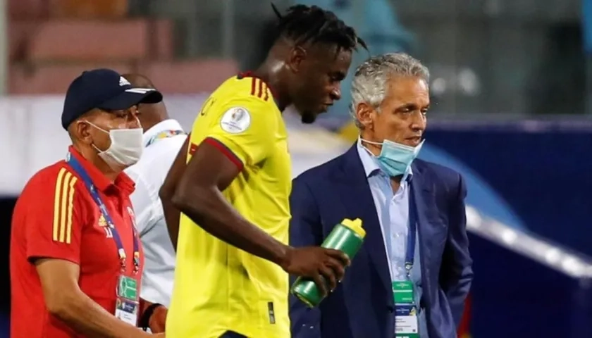 Reinaldo Rueda y Duván Zapata. 