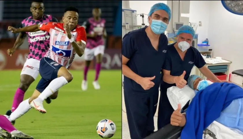 John Pajoy antes de la cirugía. 