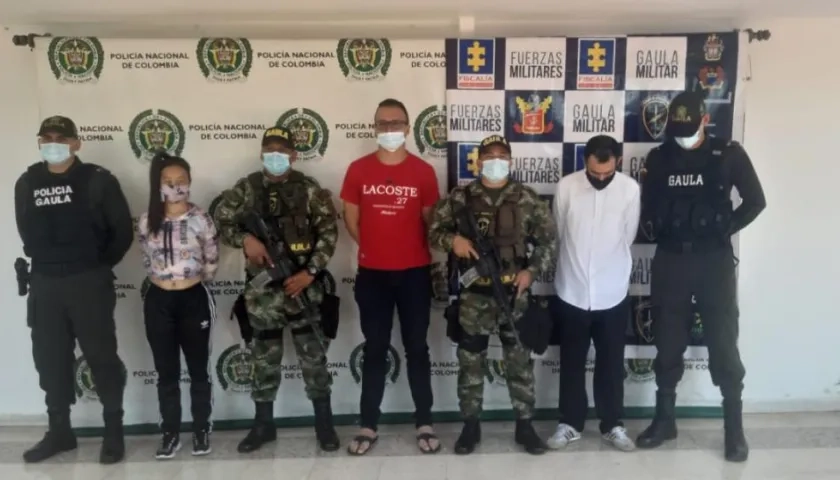 Los tres capturados cobijados con medida de aseguramiento. 