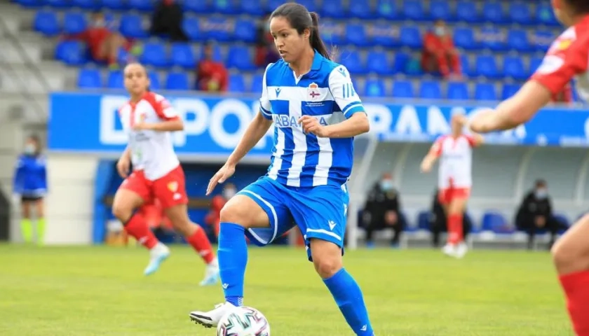 Lady Andrade, jugadora colombiana. 