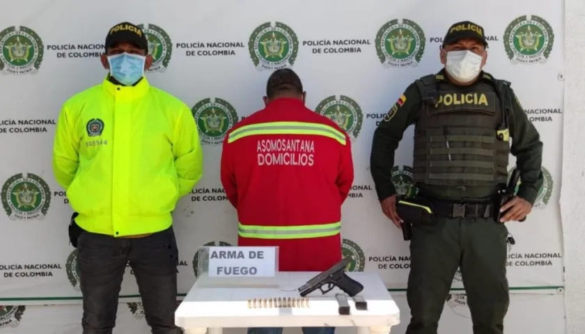 Falso domiciliario capturado en Santa Marta.