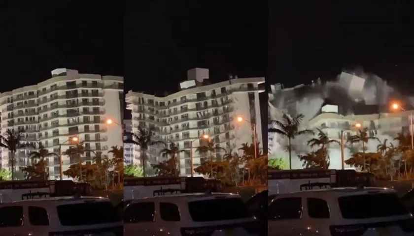 Secuencia de la demolición.