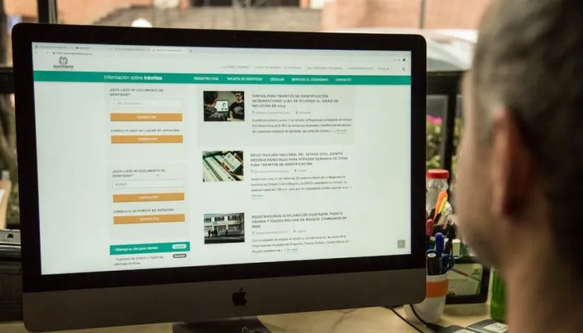 La página oficial de la Registraduría es www.registraduria.gov.co