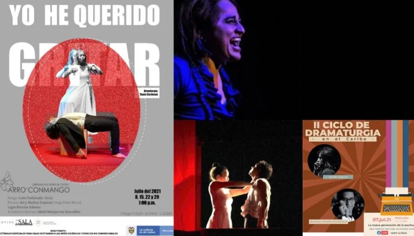 Regresa el teatro presencial en Barranquilla.