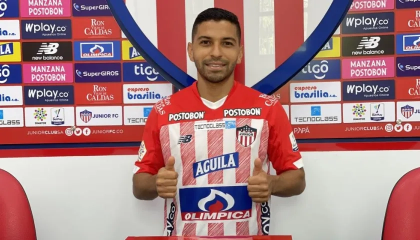 José Carlos Muñoz, jugador refuerzo de Junior. 