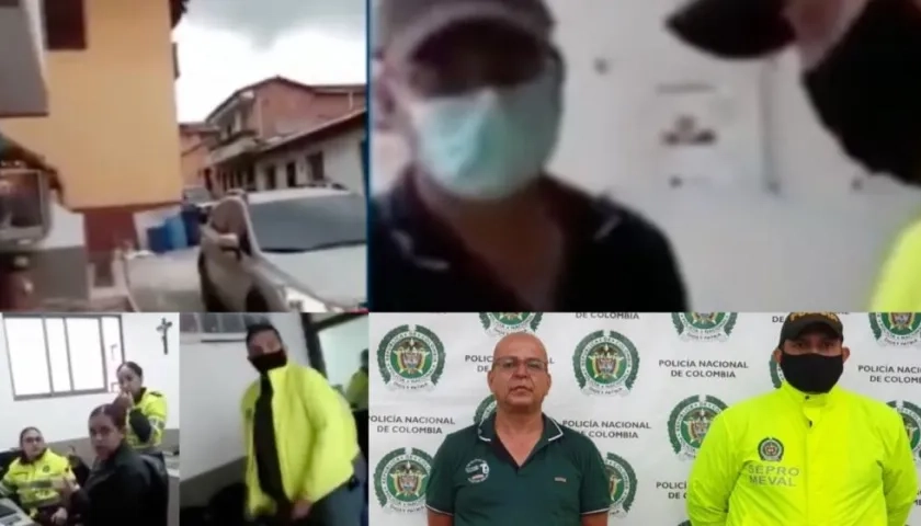 El abogado llega pregunta, se visten los policías y hacen protocolos de entrega y captura.
