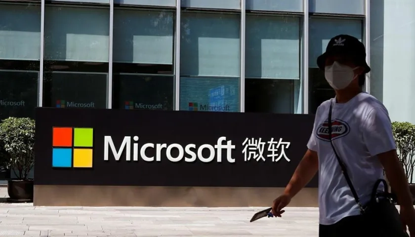 Sede de Microsoft en Pekín.