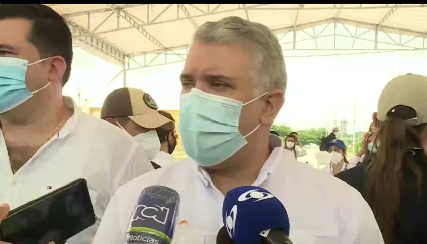 Iván Duque en Sabanagrande.