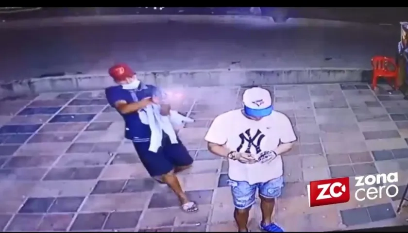 Momento en que ocurrió el crimen. 