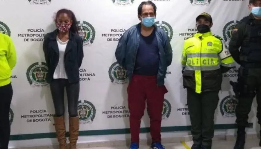 Carolina Galván y Nilson Diaz.