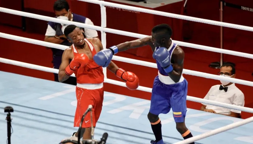 Yuberjen Martínez, boxeador colombiano. 