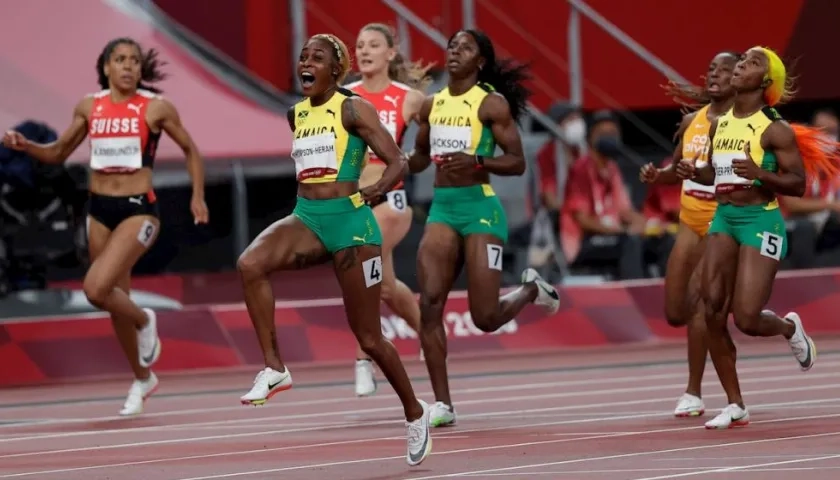 La jamaicana Elaine Thompson-Herah.