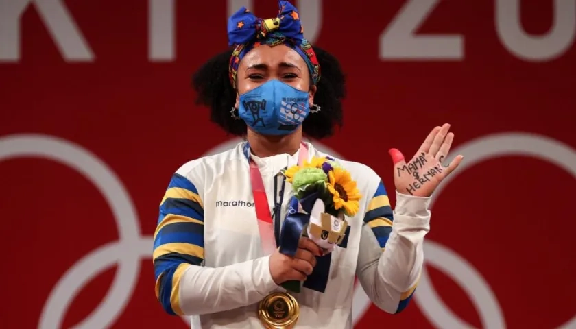 La ecuatoriana Neisi Dajomes.