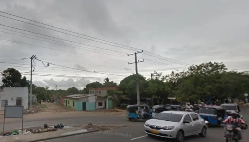 Barrio Ferrocarril, donde se presentó el crimen. 