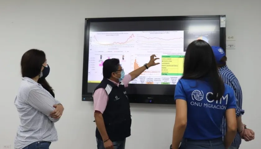 Visita de delegación de la OIM a Barranquilla.