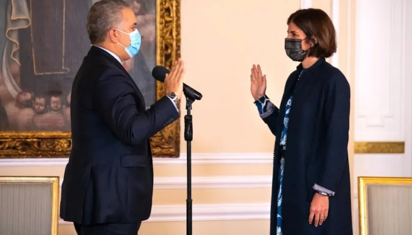 Posesión de la nueva Directora del DNP, Alejandra Botero Barco.