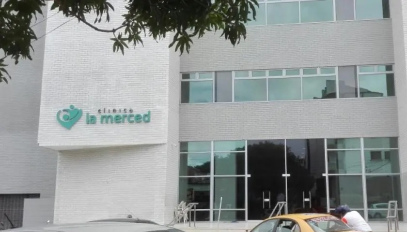 Fachada de la Clínica La Merced de Barranquilla.