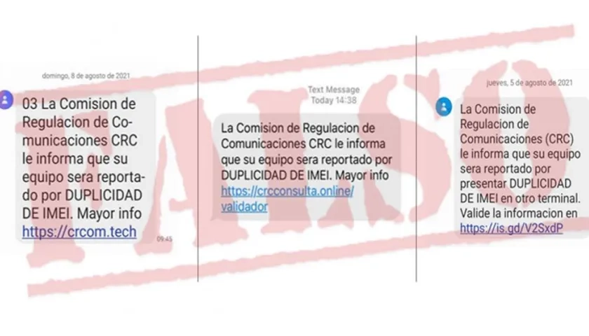 Alertan por mensajes de textos sobre supuesto bloqueo de celulares