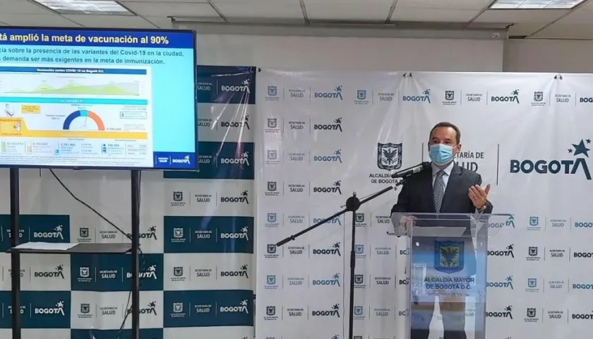 Alejandro Gómez, secretario de Salud de Bogotá.