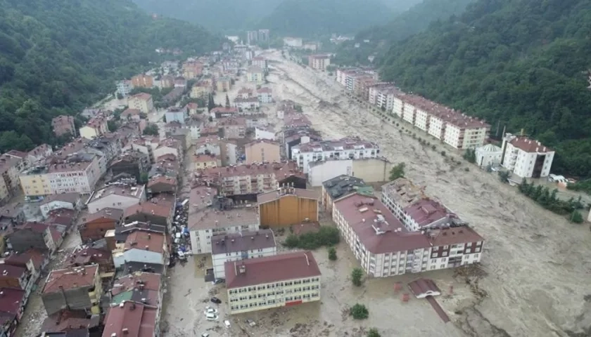 Kastamonu es la región más afectada por las inundaciones en Turquía.