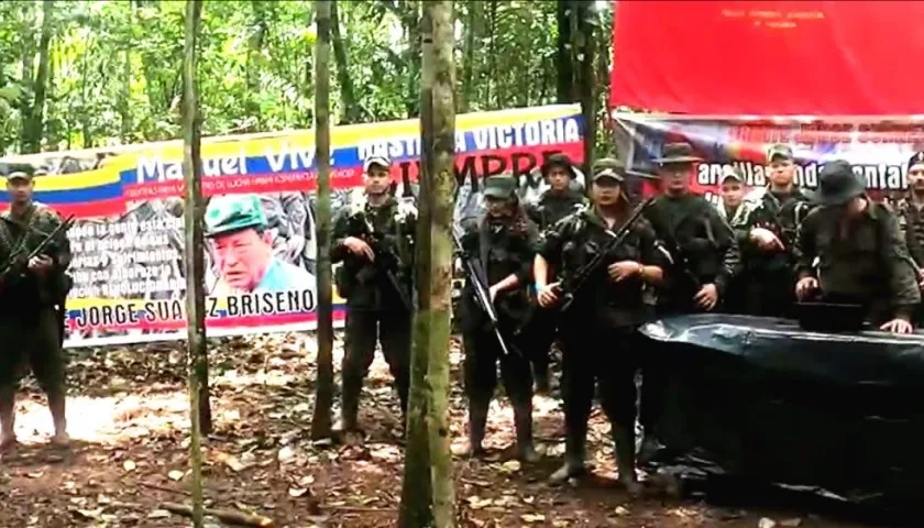 'Cipriano González' se apartó de los acuerdos de paz para conformar el GAO 'Jorge Briceño Suárez'.