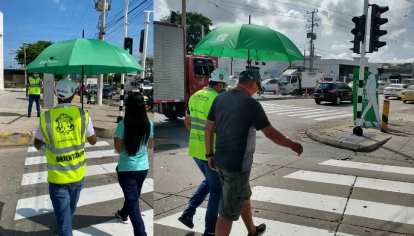 La campaña inició en la vía 40 con calle 72