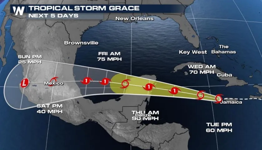 La amenaza de fuertes lluvias e inundaciones repentinas continúa en Jamaica.  