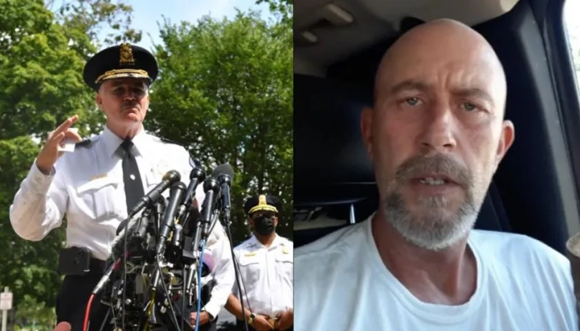 Jefe de la Policía, Thomas Manger y Floyd Ray Roseberry.