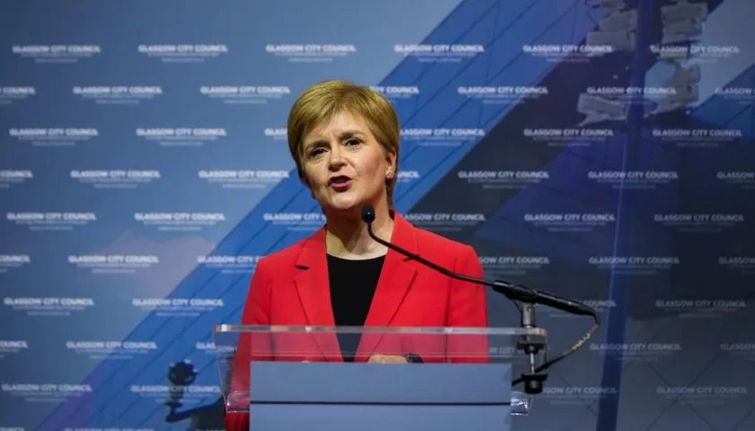 Nicola Sturgeon, ministra principal de Escocia.