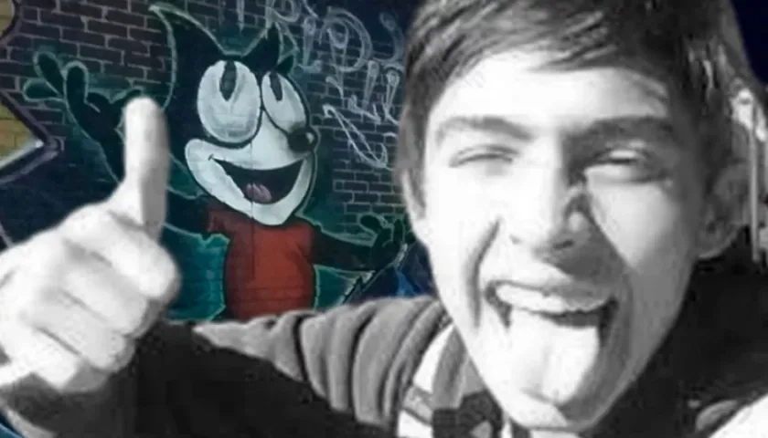 El grafitero Diego Felipe Becerra.