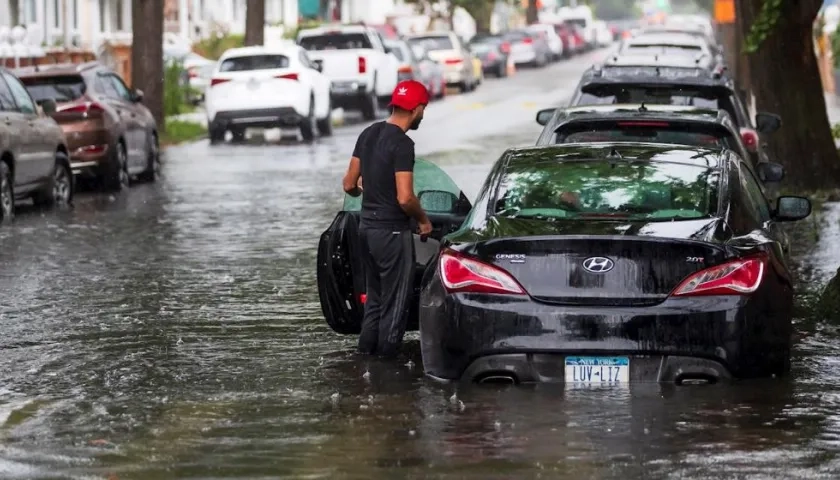 Imagen de las inundaciones.
