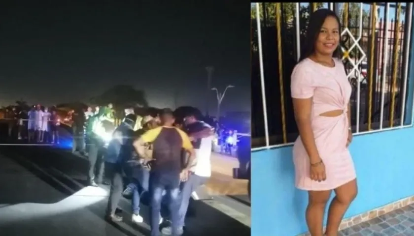 Ibis Damaris García murió en el mismo lugar del accidente. 