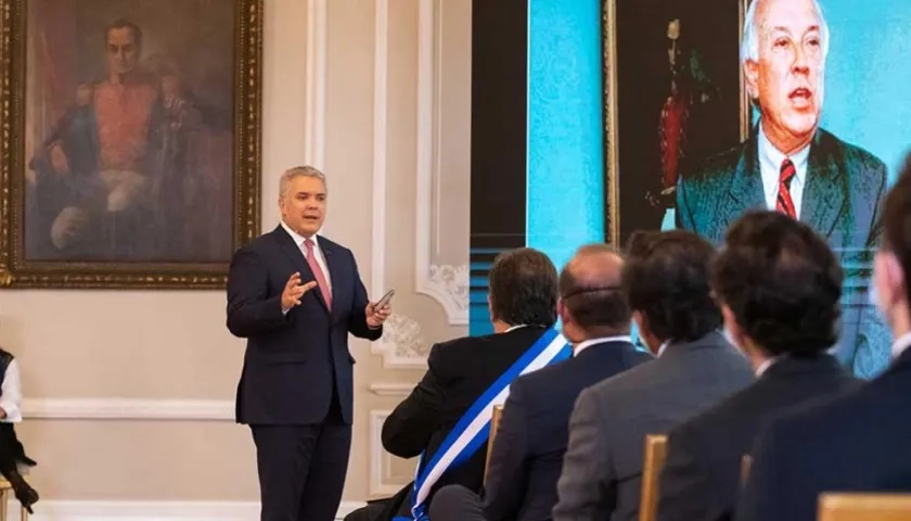 Presidente Iván Duque Márquez.