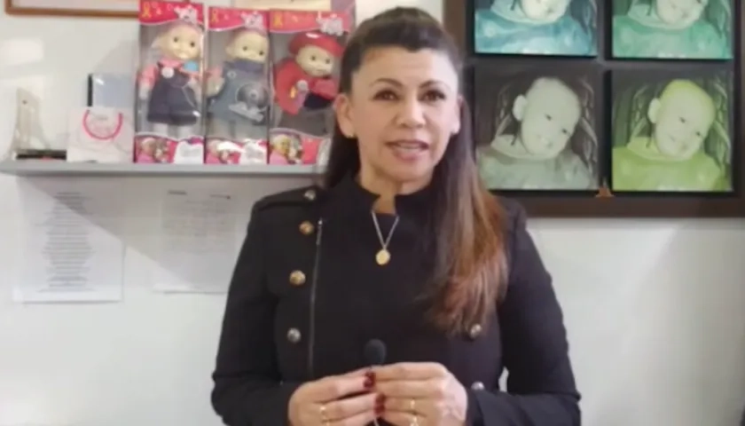 Yipsel Bello, presidenta de la Fundación María José en Bogotá.