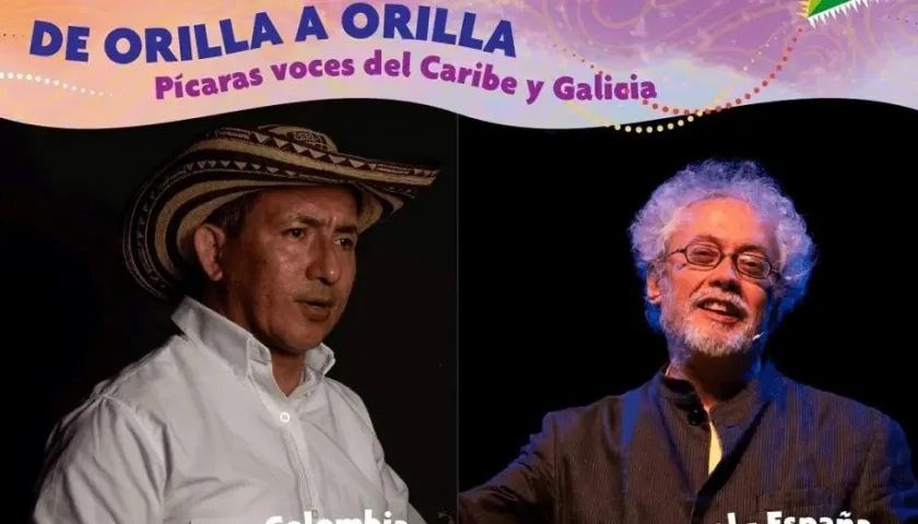 Los cuenteros de hoy son Alex Tilano, de Baranoa, y Quico Cadaval, de Galicia, España.