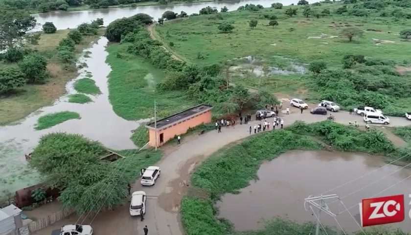 Panorámica del embalse El Guájaro.