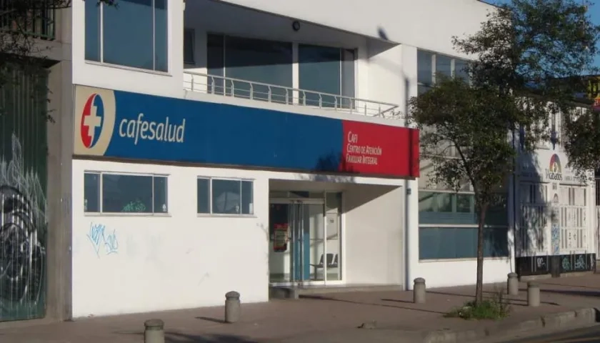 Una antigua sede de Cafesalud en Colombia.