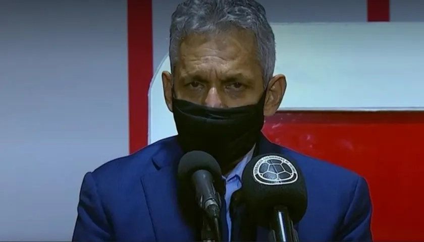 Reinaldo Rueda, DT de la selección Colombia. 