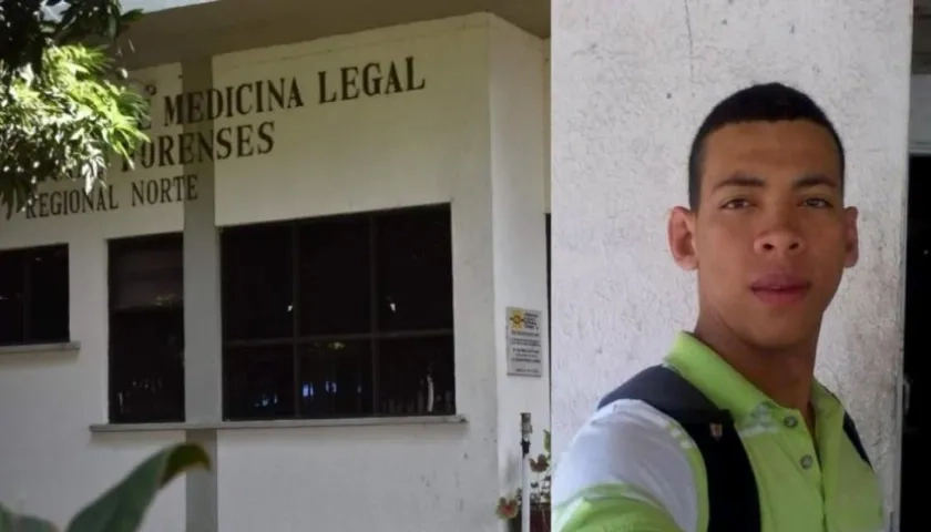 El cadáver de Douglas Loge Arrieta Salazar fue llevado a Medicina Legal. 